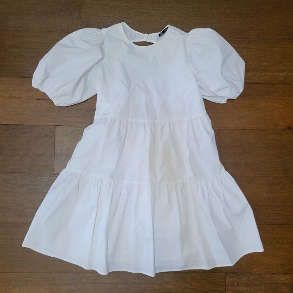 Zara Tired Open Back Dresss